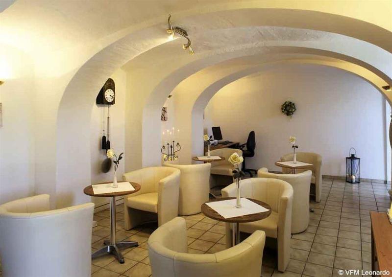 Landhotel Donaublick Obernzell Restoran fotoğraf